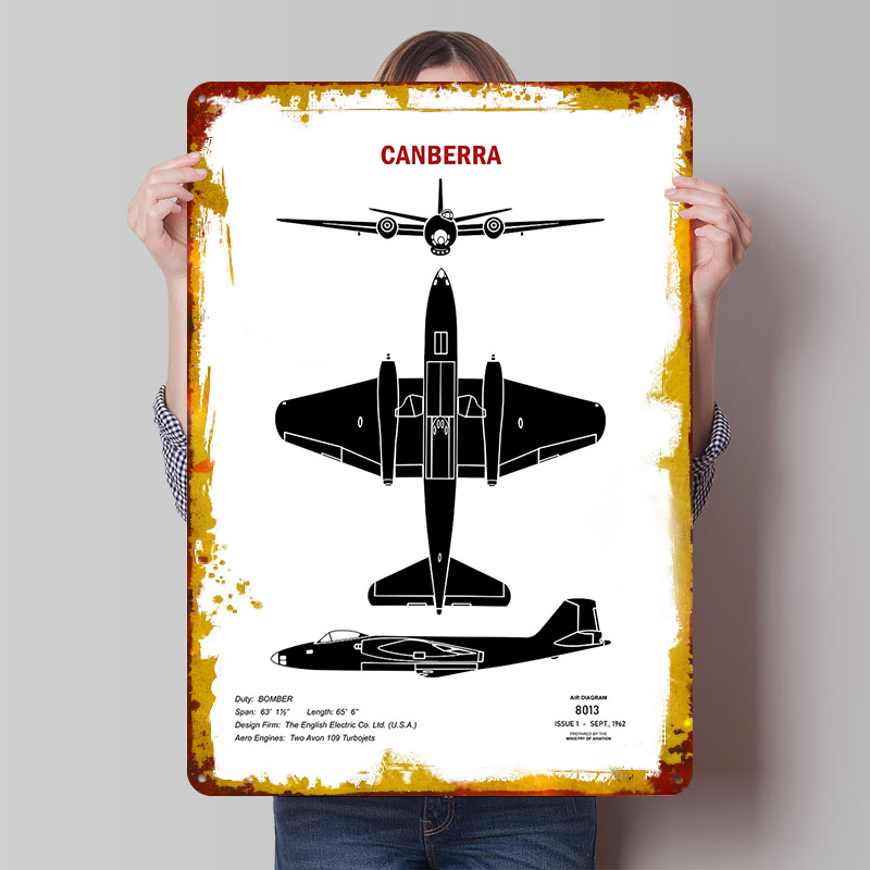 Canberra Vintage & Collectible Centre Reviews - キャンベラ記念ブリキ製飾り板ポスター、カスタマイズされたウォールアート、レトロヴィンテージメタルサイン、男性用カーネル装飾、ガレージ、コーヒーバー用