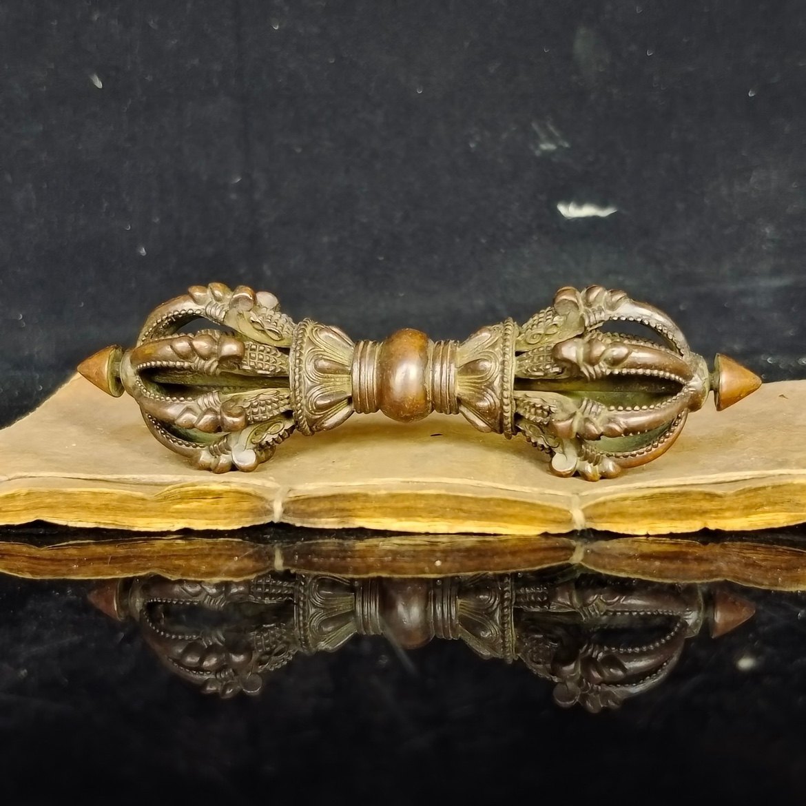 Collectible Vintage Tools - チベットタントラ八芒星金剛杵アンティークスタイルブロンズヴィンテージコレクターズアイテムダルマツール装飾品