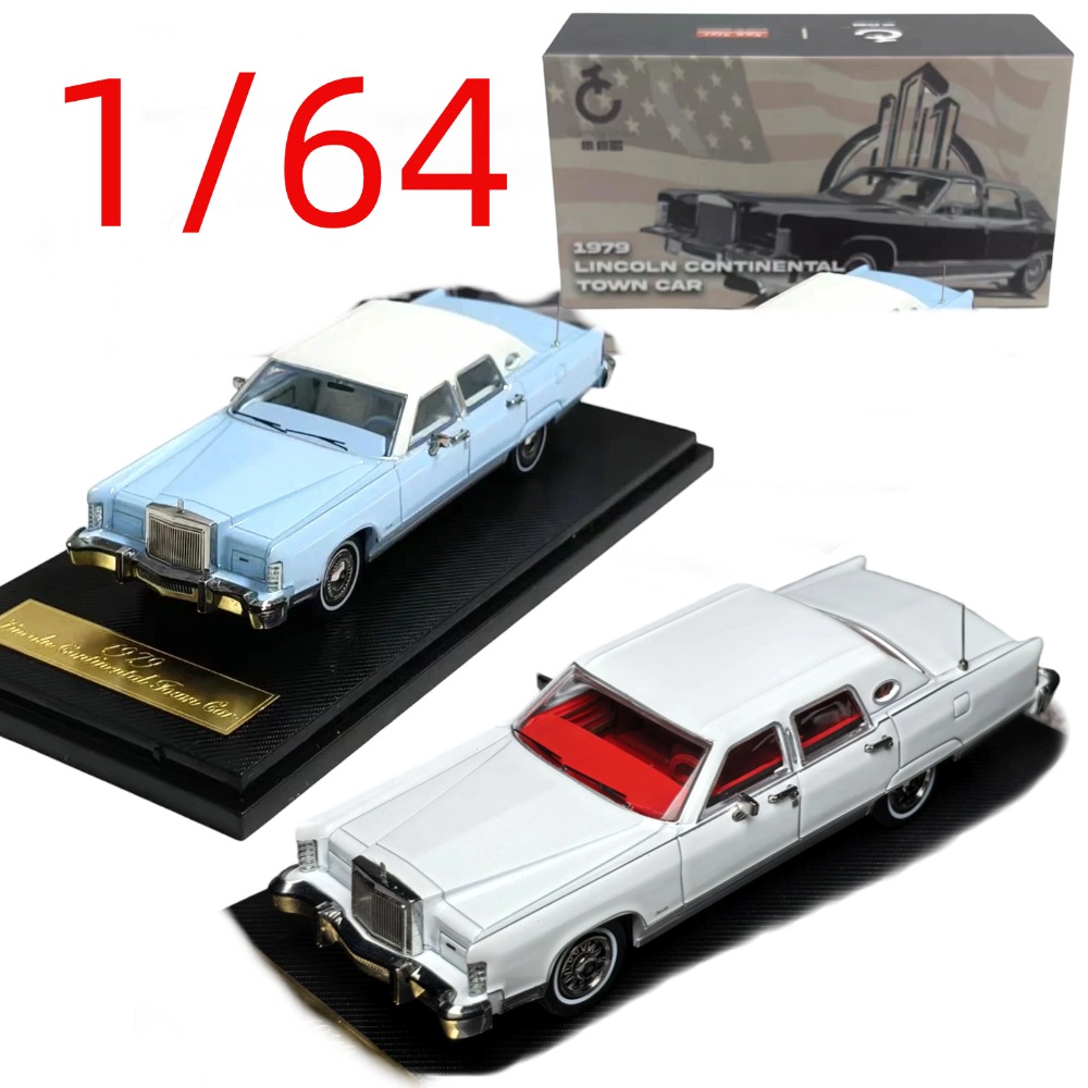 Vintage Collectible Cars - ターニングクラッシュダイキャスト1/64スケール リンカーンコンチネンタル タウンカー ヴィンテージカーモデル 合金製リンカーンコンチネンタルカーモデル コレクションディスプレイ