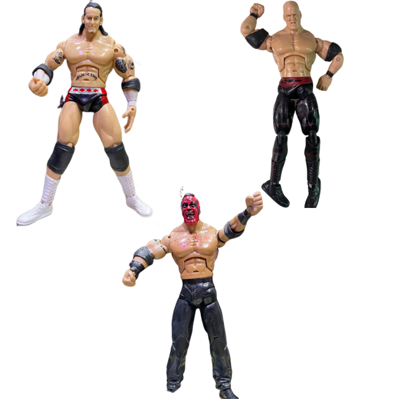 Vintage Collectible Items - WE WRESTLERS アンダーテイカー ジョン・シナ バティスタ 関節アクションフィギュア