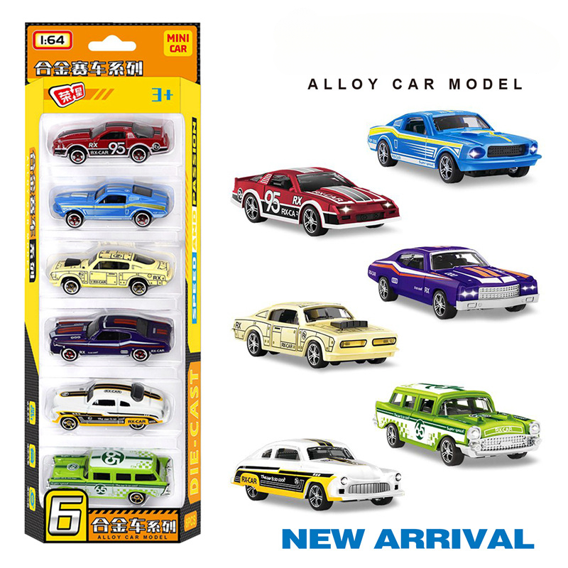 1:64 合金レトロレーシングカー 6 点セットヴィンテージ - Vintage And Collectible Toys のレビューと価格