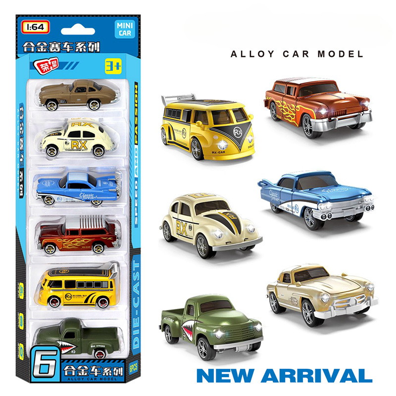 1:64 合金レトロレーシングカー 6 点セットヴィンテージ - Vintage And Collectible Toys のレビューと価格