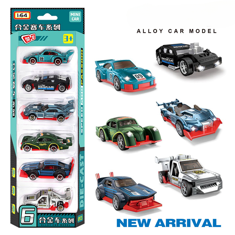 1:64 合金レトロレーシングカー 6 点セットヴィンテージ - Vintage And Collectible Toys のレビューと価格