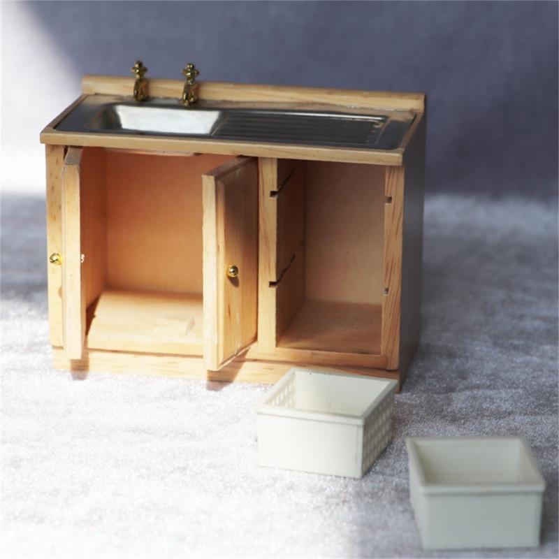 リアルな 1/12 スケールミニチュアシンクキャビネットおも - Vintage And Collectible Toys のレビューと価格