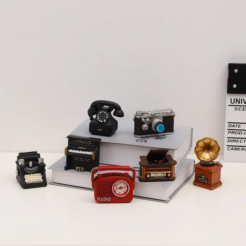 ヴィンテージミニカメラ装飾デスクトップ写真撮影プロップミニチ - Vintage Collectible Furniture のレビューと価格