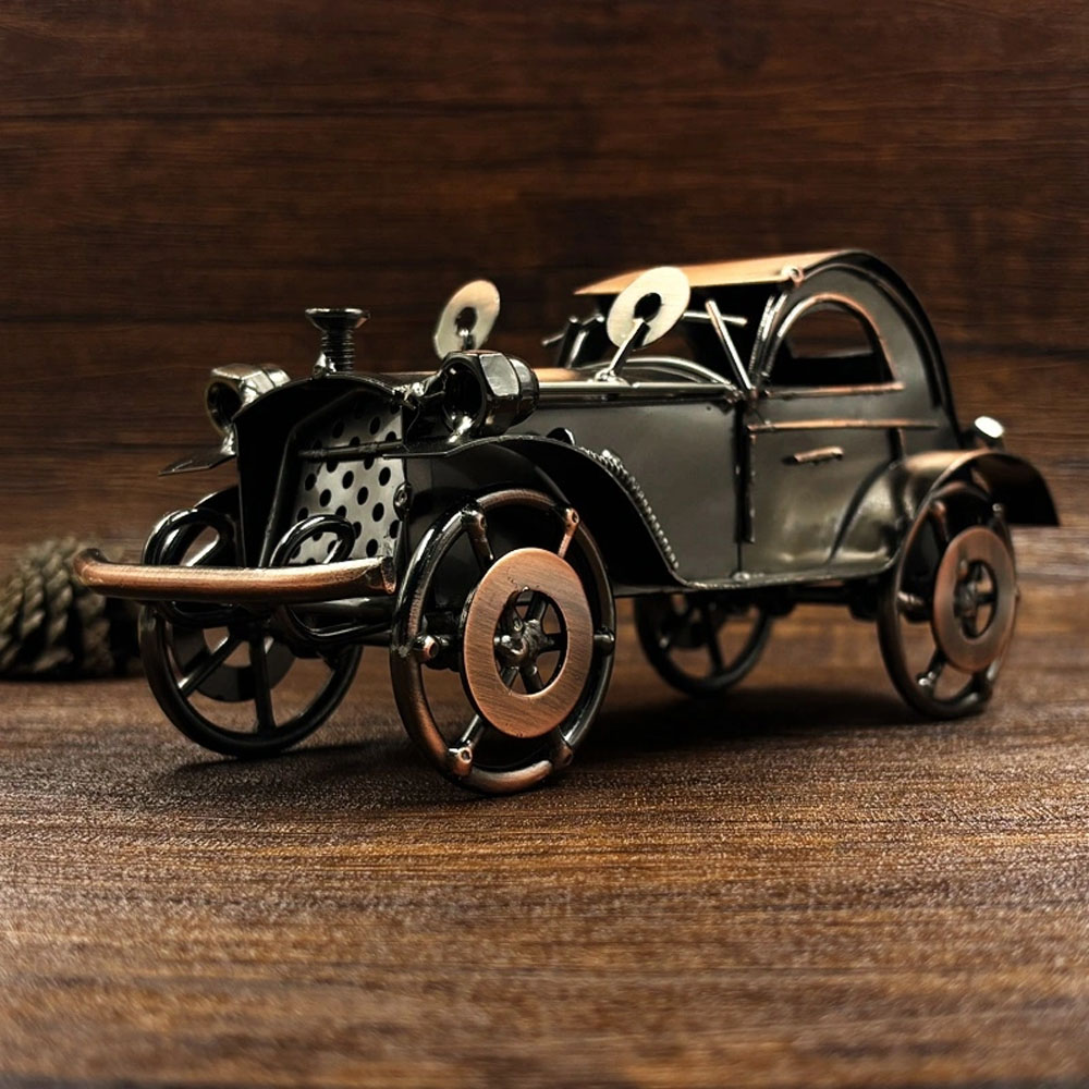 アンティーク鉄製車モデルオーナメント レトロノスタルジックな - Vintage Collectible Cars のレビューと価格