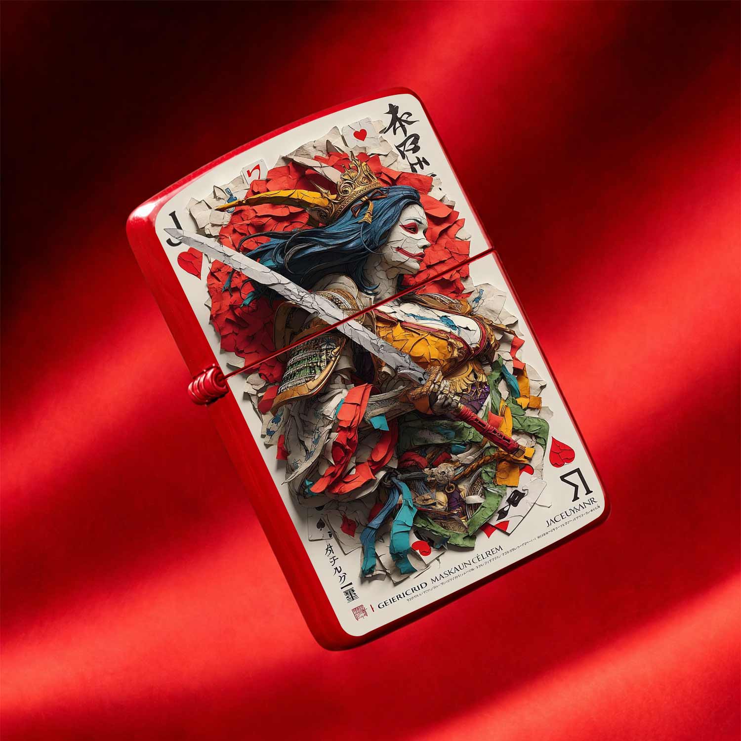 ヴィンテージ風の日本の侍刀をモチーフにした、フリップ式の金属 - Collectible Vintage Tools のレビューと価格