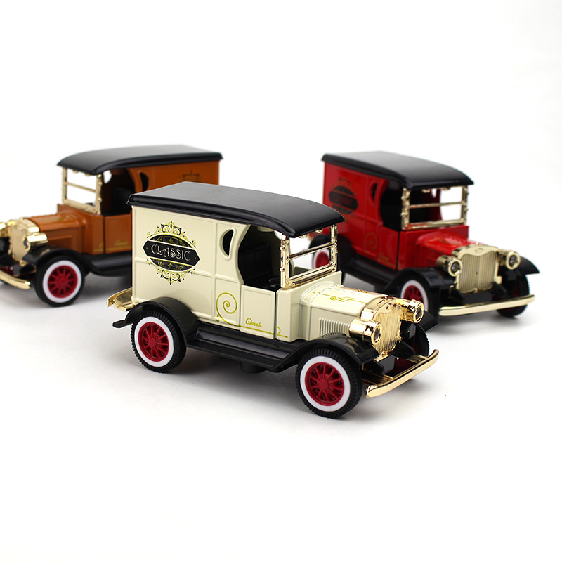 レトロスタイルの合金フォードカー,男の子へのギフト,収集玩具 - Vintage And Collectible Toys のレビューと価格