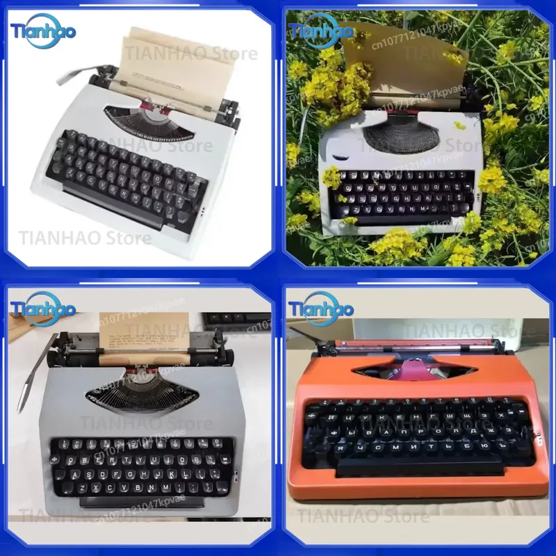 ヴィンテージロシア製機械式タイプライター、ポータブル英語タイ - Collectible Vintage Tools のレビューと価格