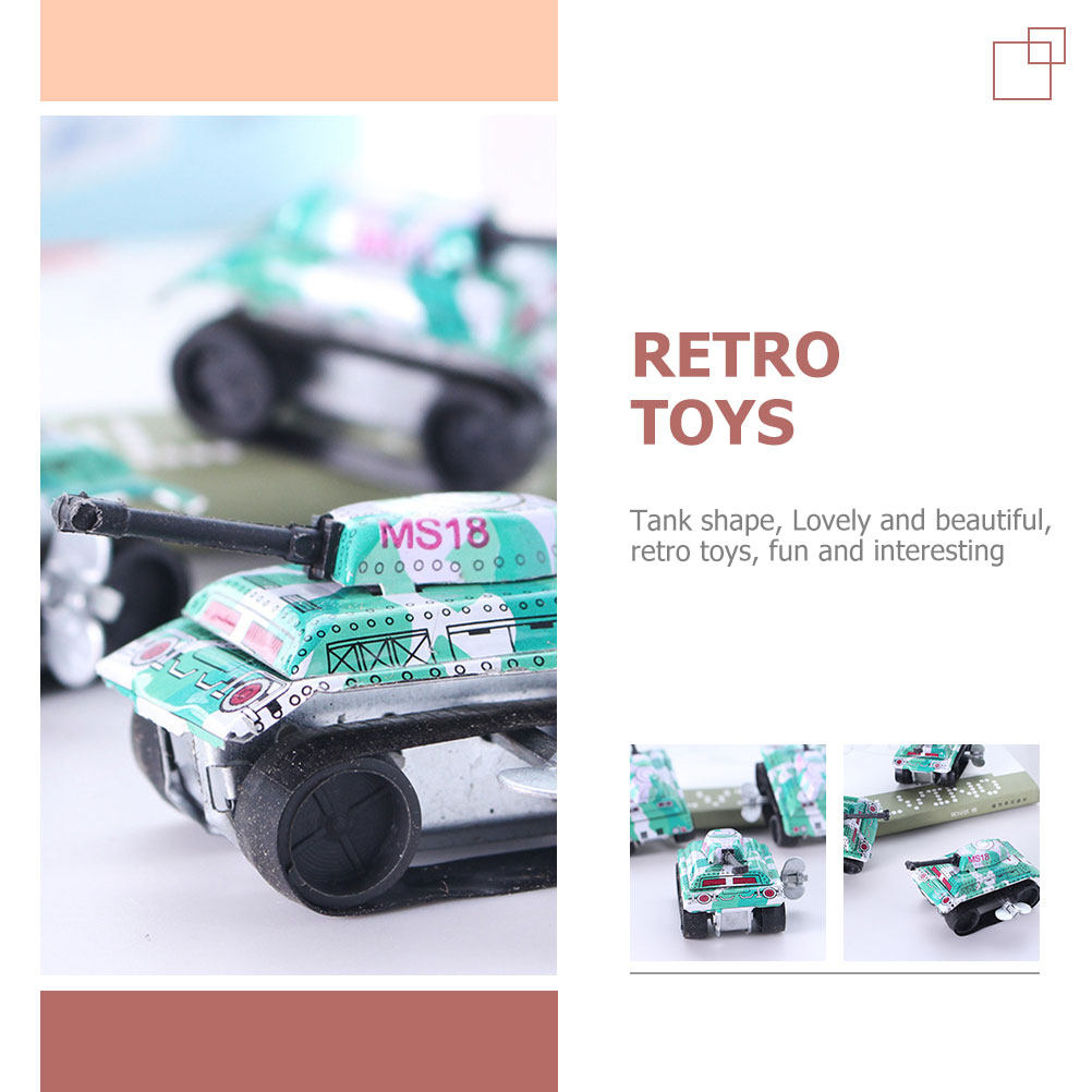 レトロ調の鉄製ゼンマイ式おもちゃ5点セット。創造性を育む、子 - Vintage And Collectible Toys のレビューと価格